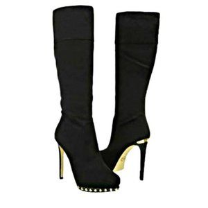 MICHAEL Michael Kors Suede Ailee Studded Tall Boot